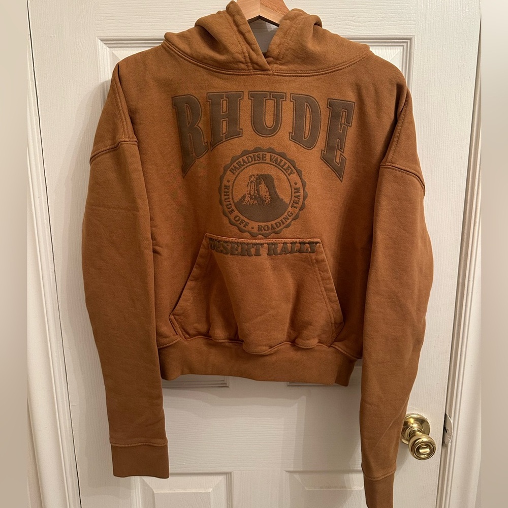 Rhude Desert Rally Cropped Sweatshirt XSmall
